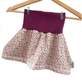 Rock Blümchen Flieder