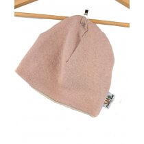 Beanie Feinstrick rosa