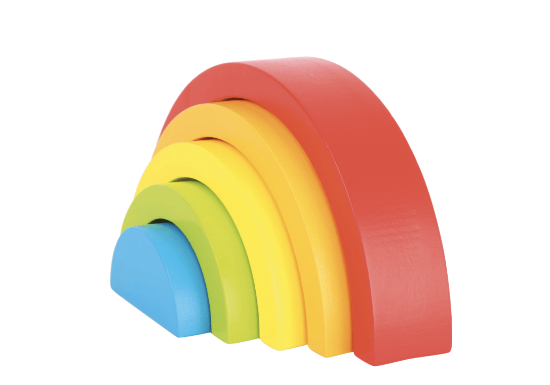 Small Foot Holzbausteine Regenbogen 