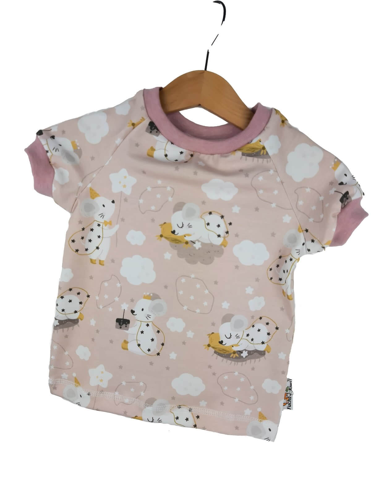 T-Shirt Mäuse rosa