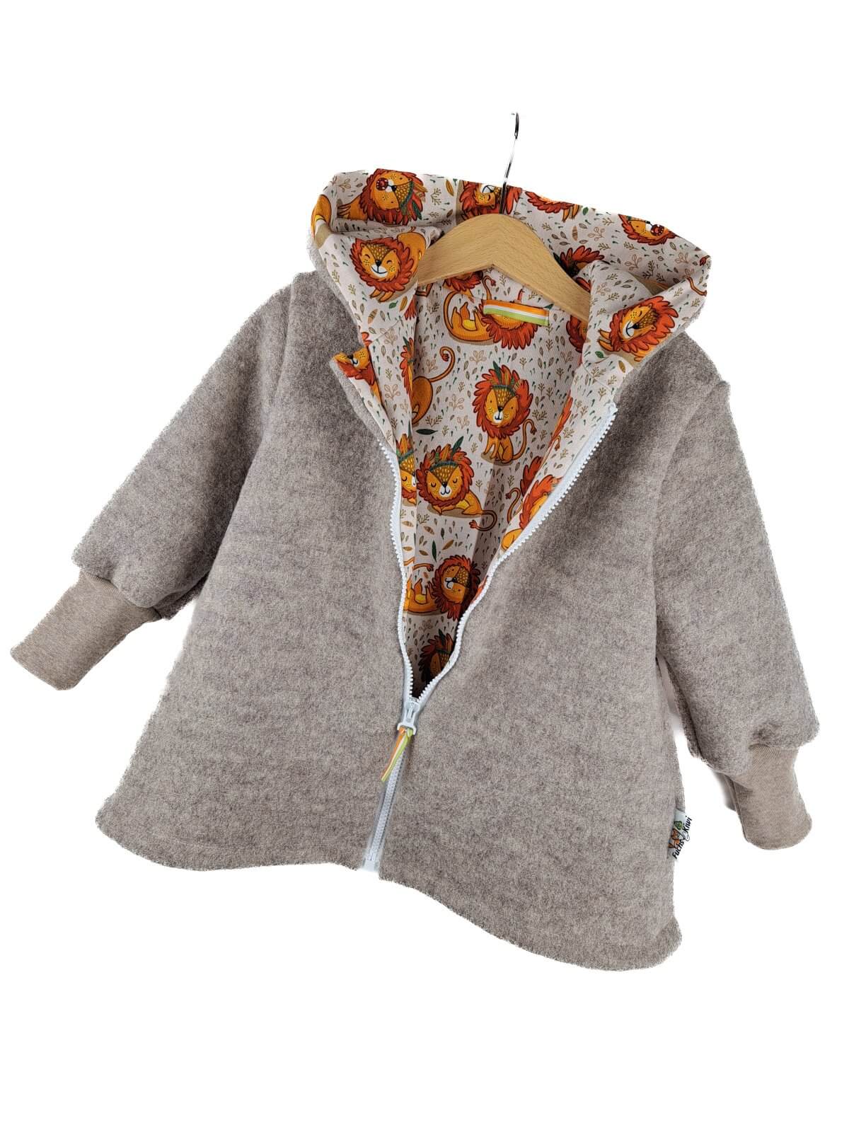 Walkmantel sand meliert mit Löwe sand