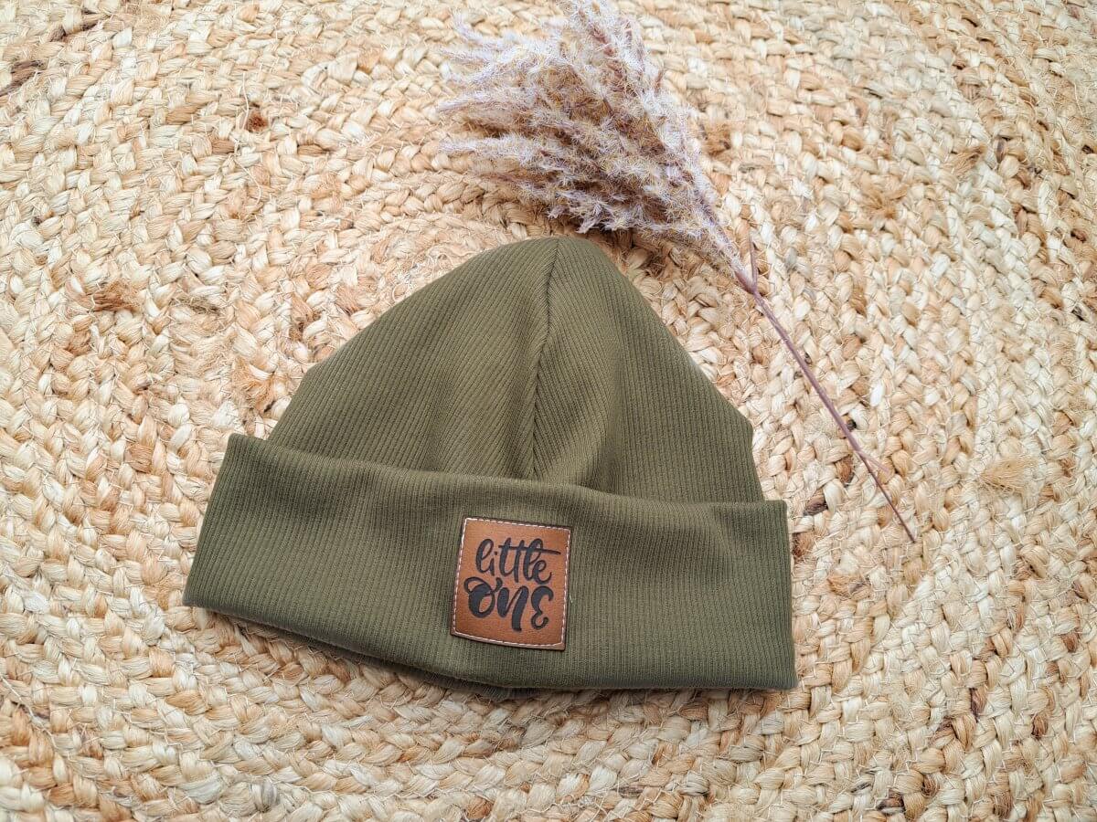 Hipster Beanie Feinripp khaki