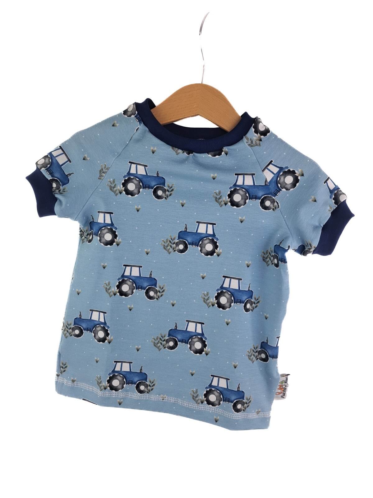 T-Shirt Traktoren blau
