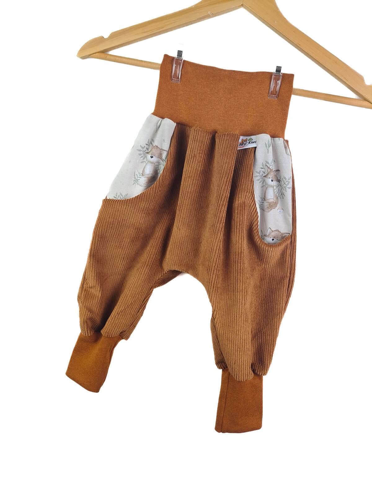 Individuell Pumphose Cord cinnamon