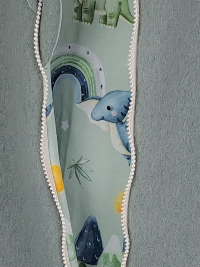 Walkjacke mint mit Dinoland mint