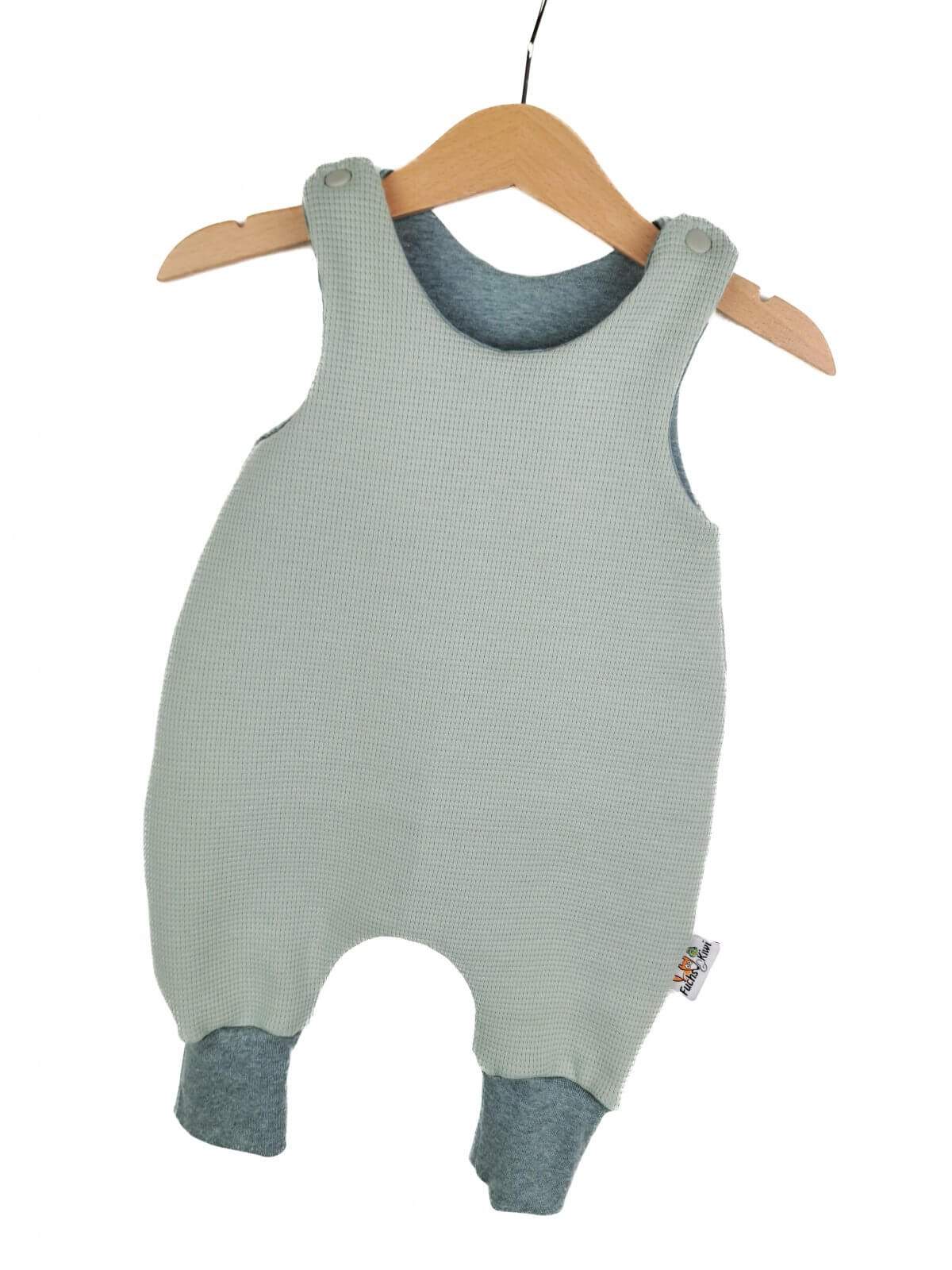 Strampler Waffeljersey mint