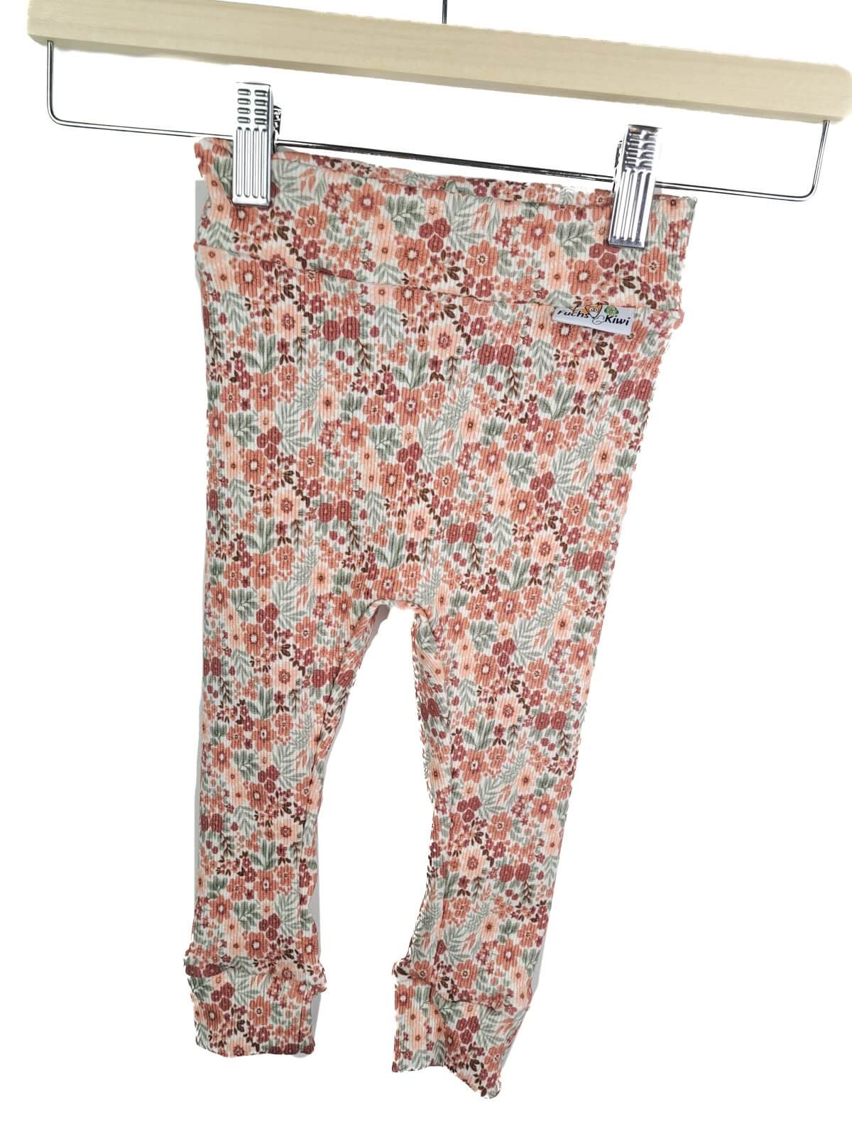 Leggings Feinripp Blumentraum