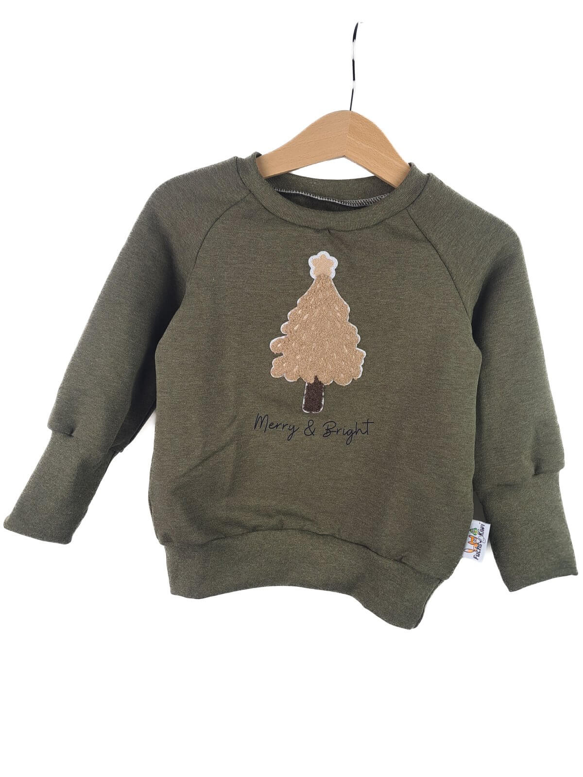 Pullover Weihnachtsbaum-Patch 