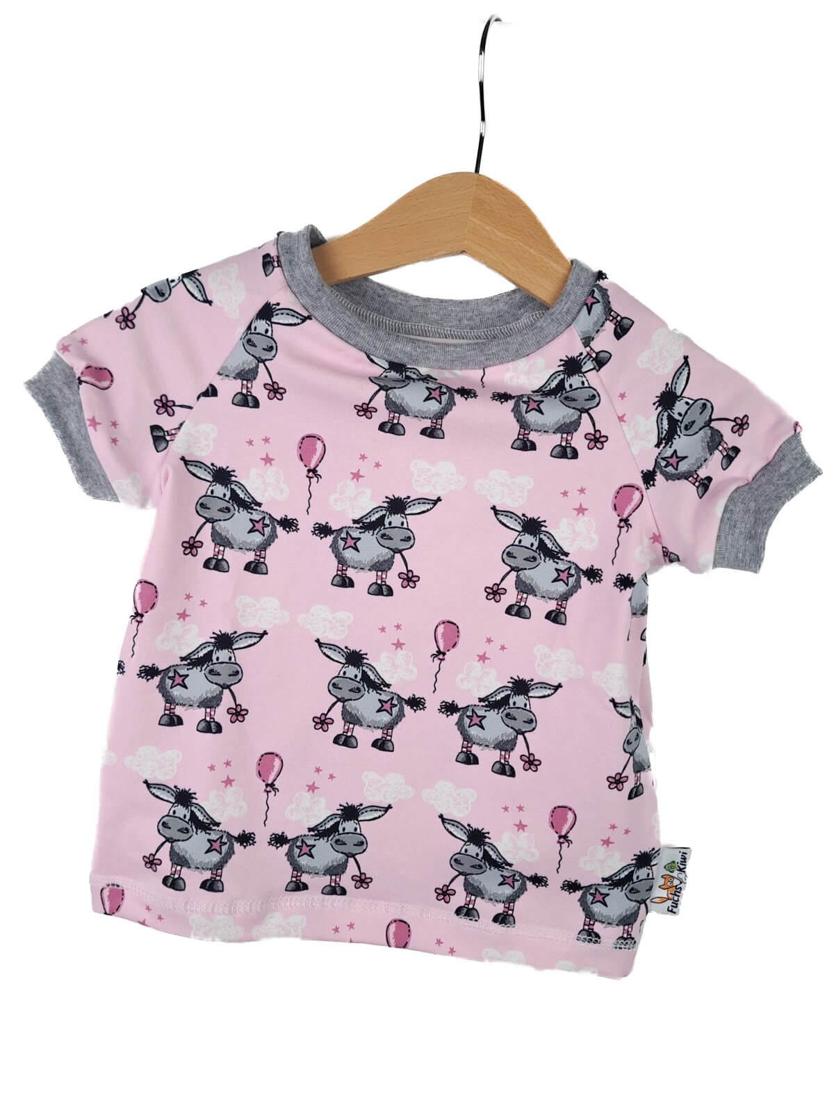 T-Shirt Esel rosa