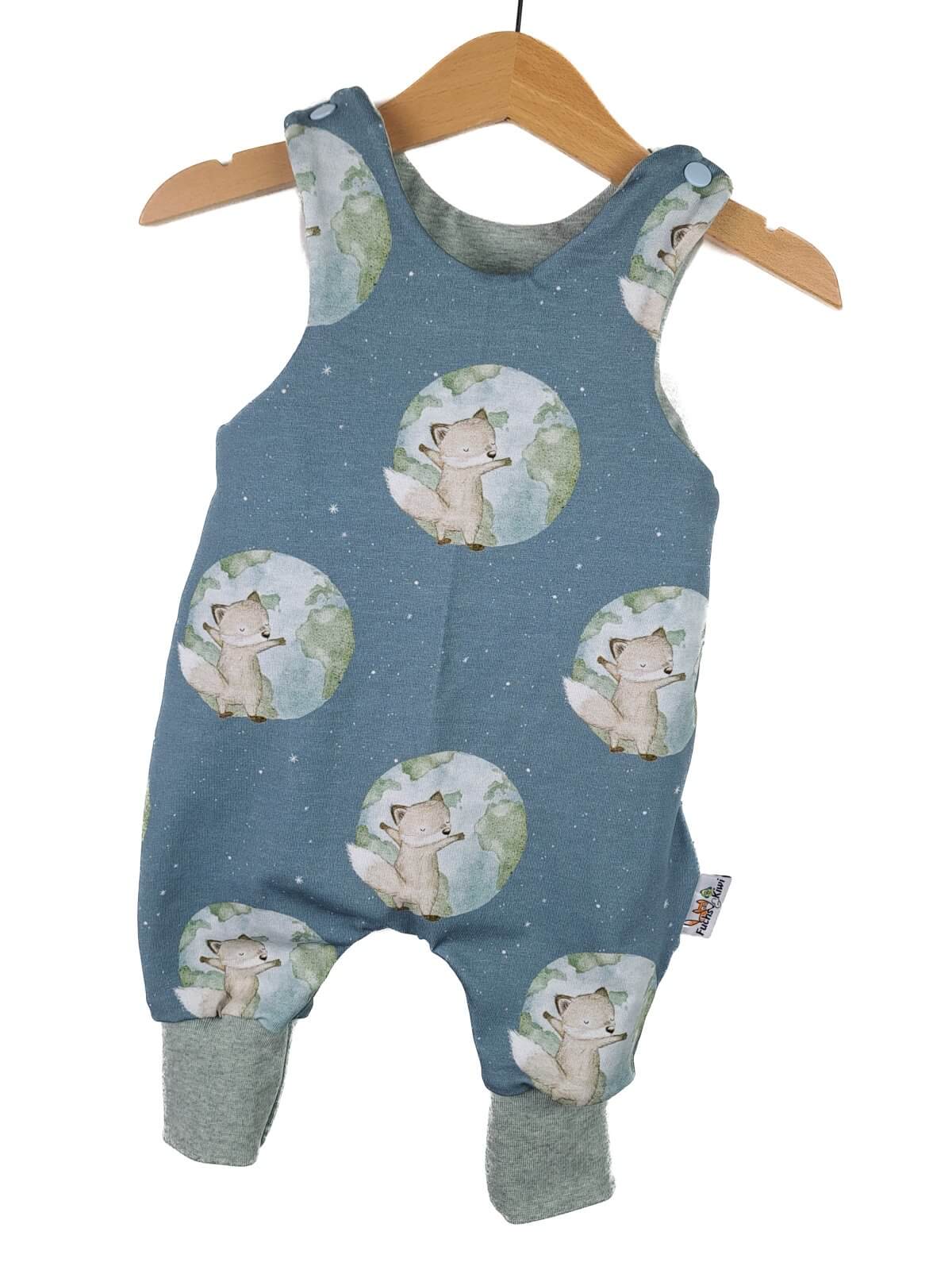 Strampler Fuchswelt 80 mit Knopfleiste