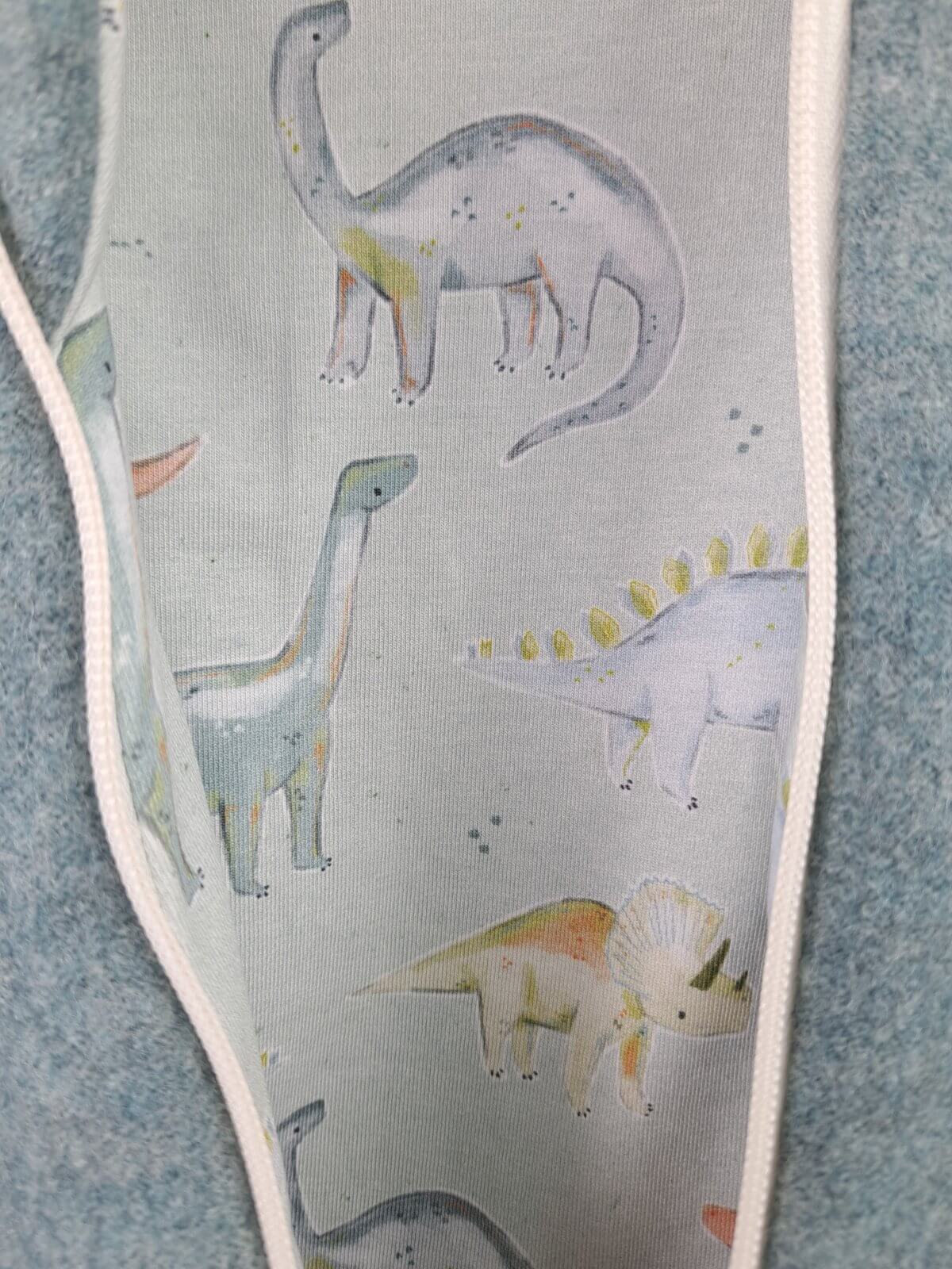 Walkoverall mint meliert mit Dinoliebe