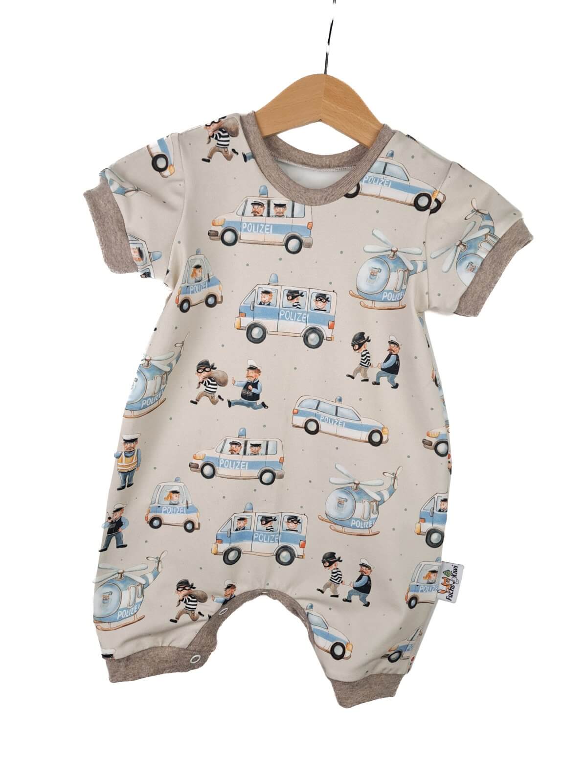 Einteiler kurz Polizeiliebe 74/80