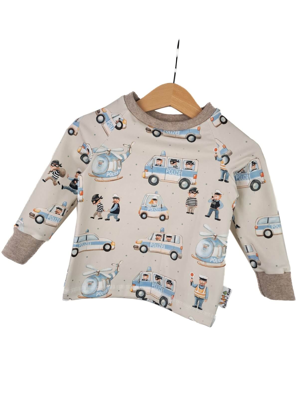 Langarmshirt Polizeiliebe 74/80