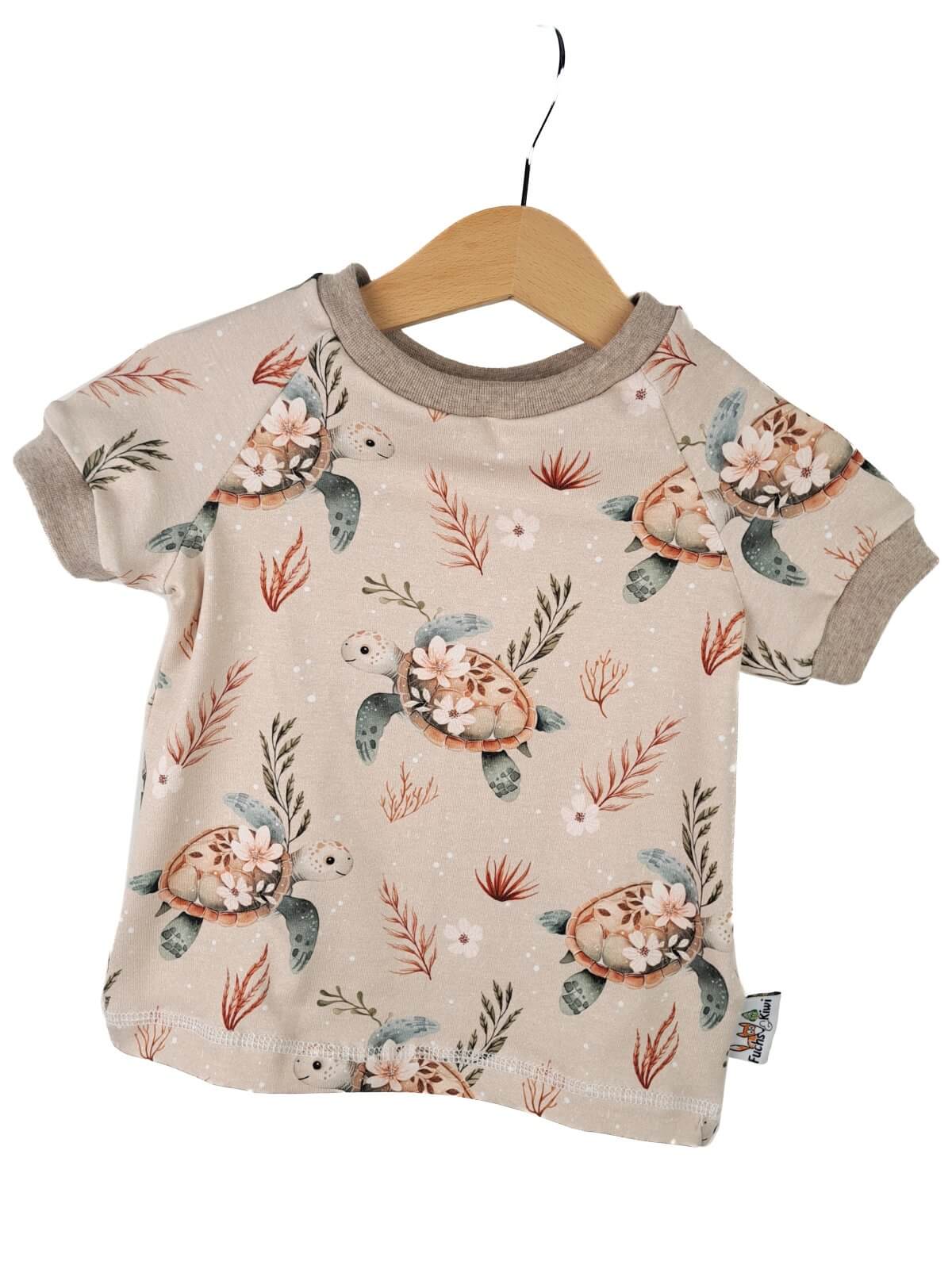 T-Shirt Schildkröten sand 74/80