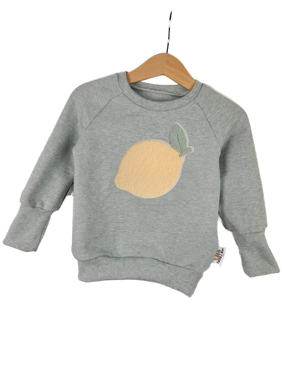 Pullover Zitrone-Patch mint