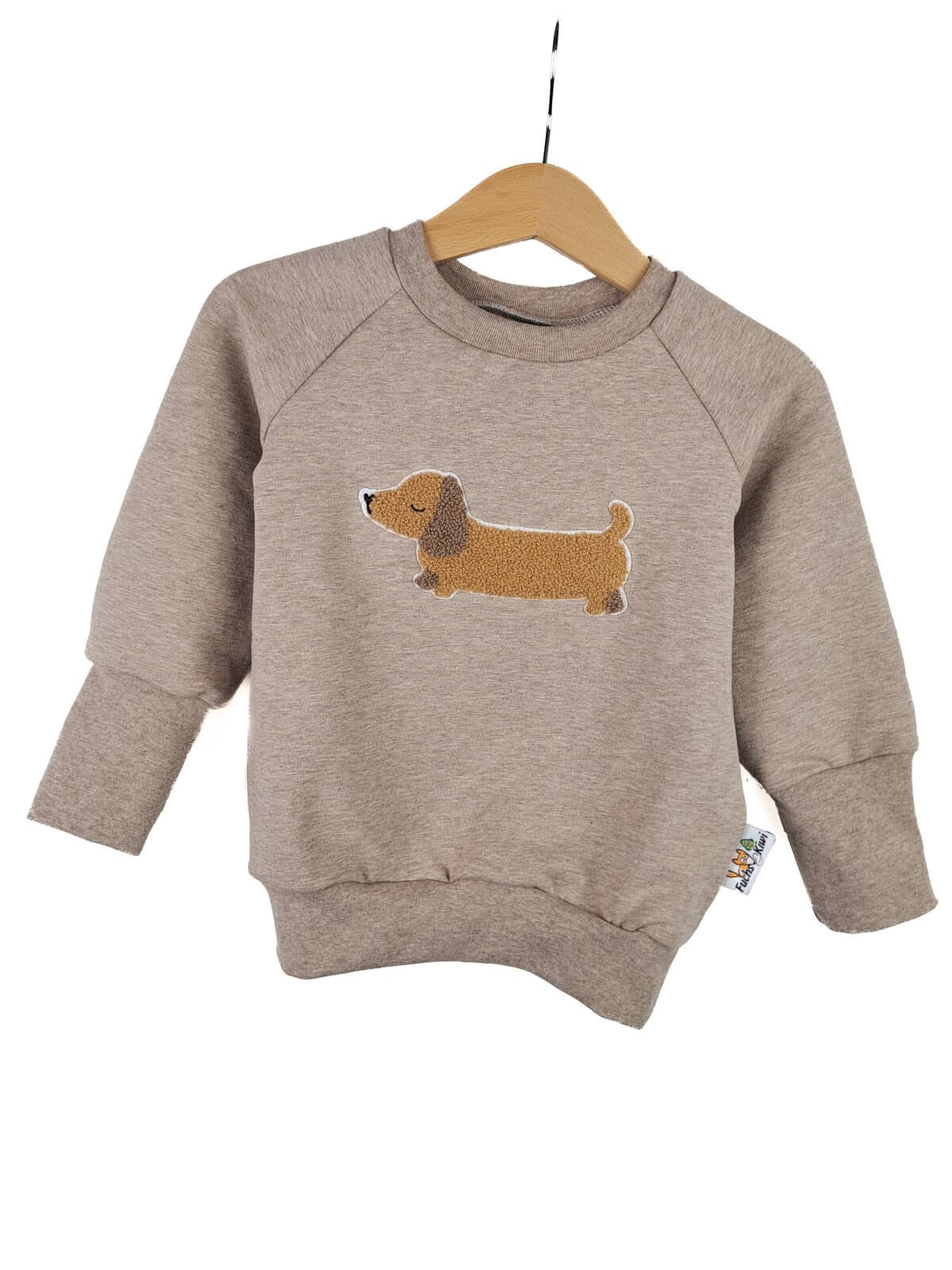 Pullover Dackelliebling-Patch 86/92 