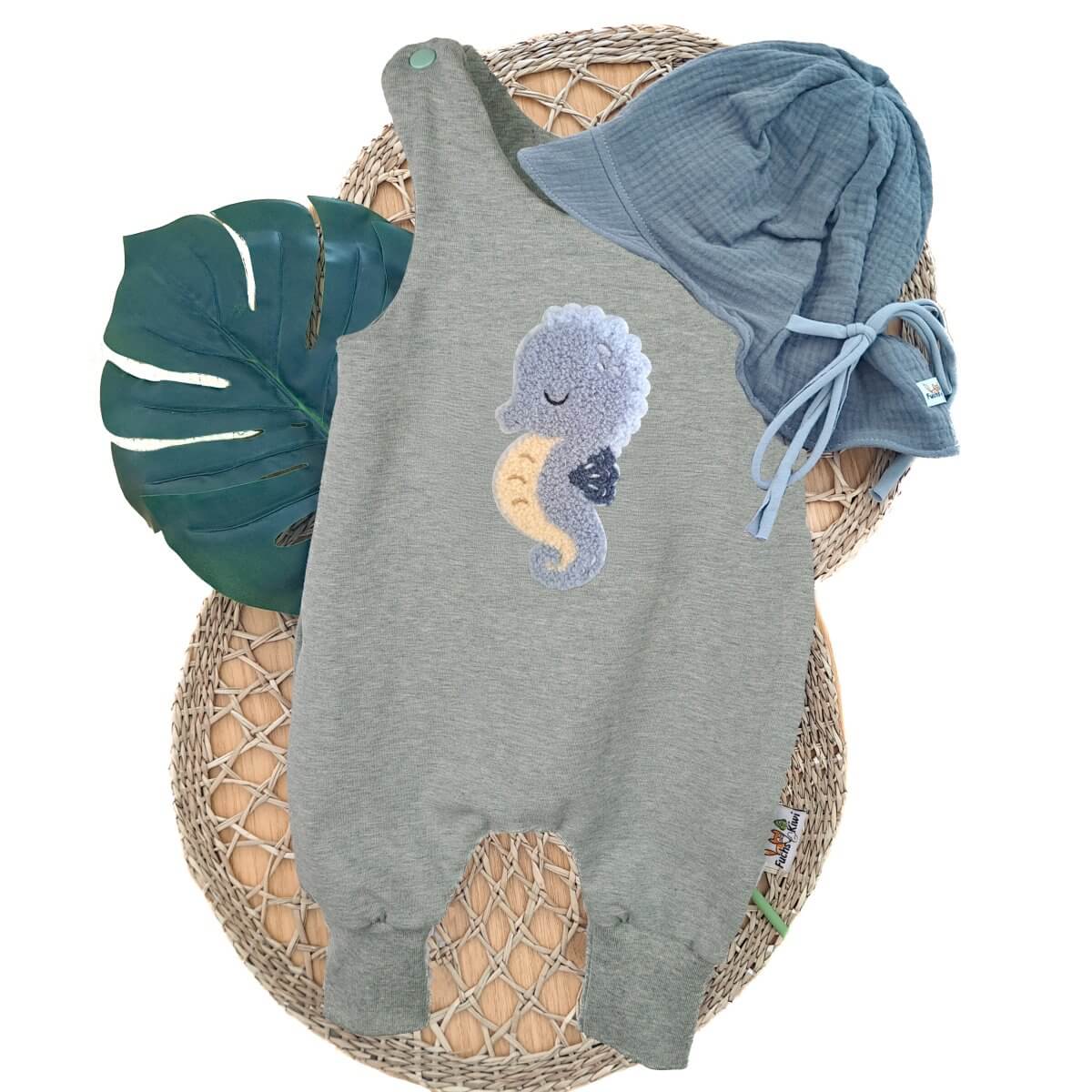 Seepferdchen-Patch mint Outfit