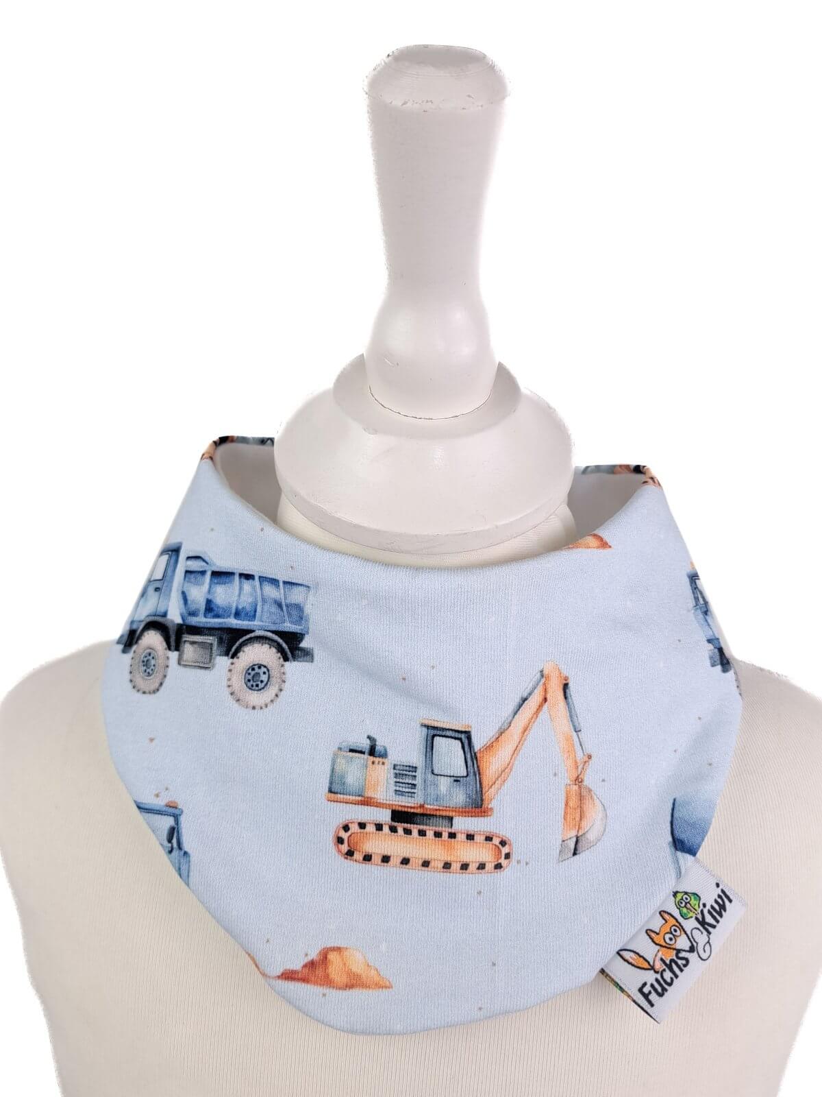 Halstuch Baustelle blau