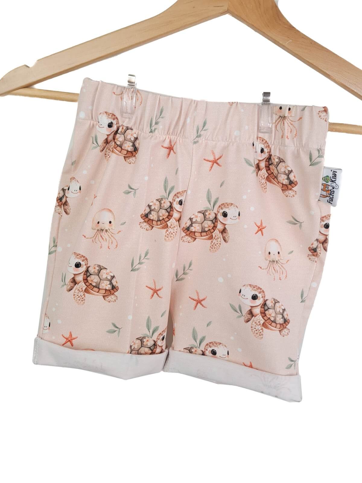 Kurze Shorts Unterwasserwelt sand