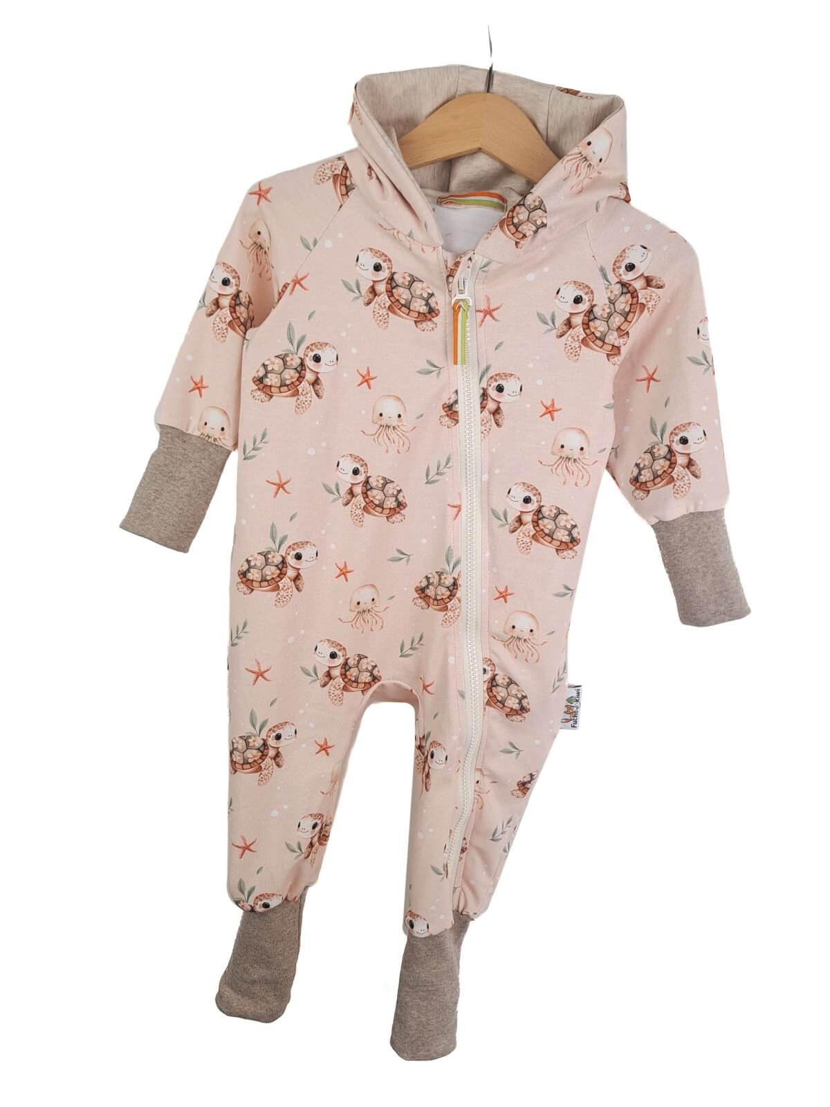 Sweatoverall Unterwasserwelt sand