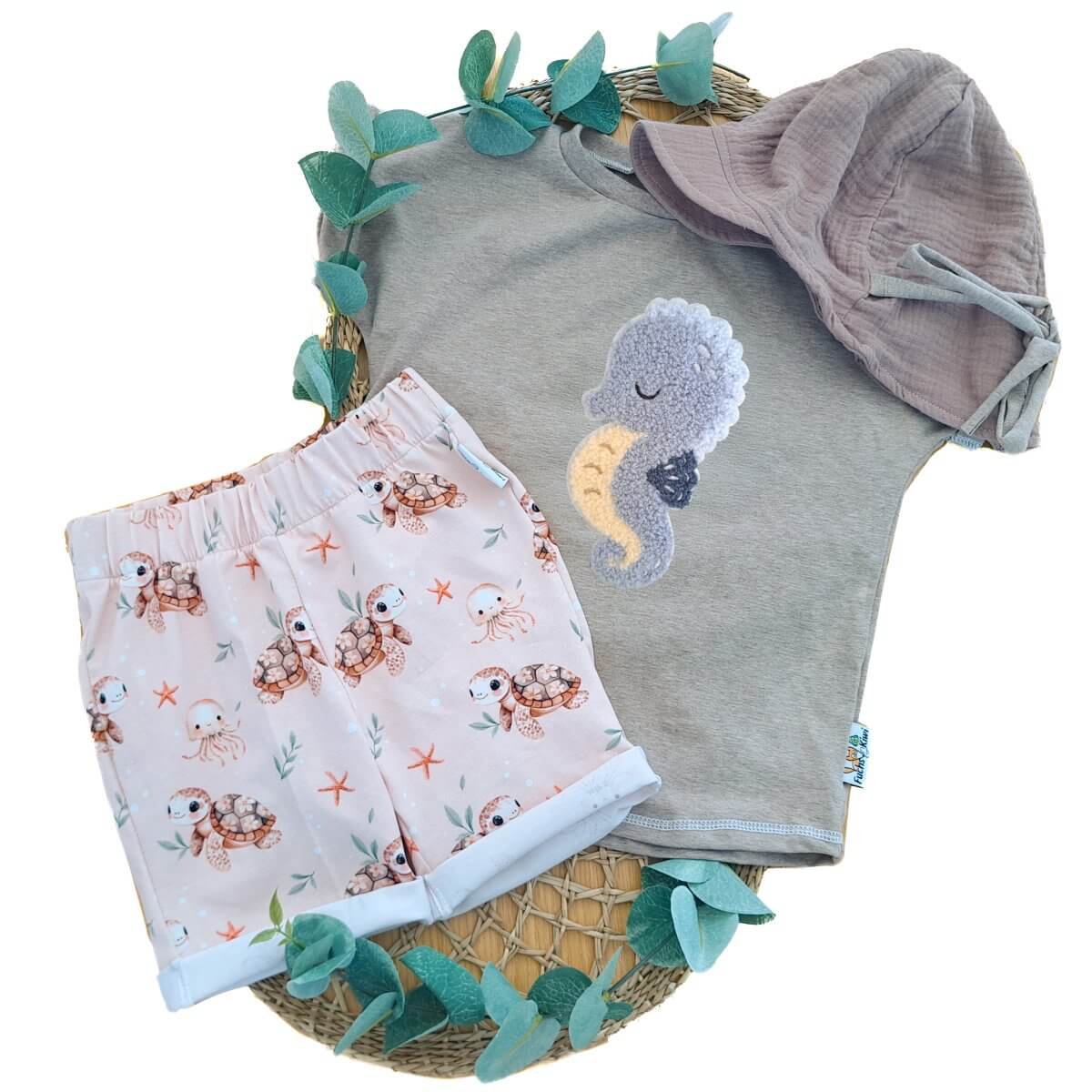 Seepferdchen-Patch sand Outfit