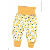 Pumphose Feinripp Zitrone