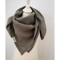 Tuch zum Binden Musselin khaki
