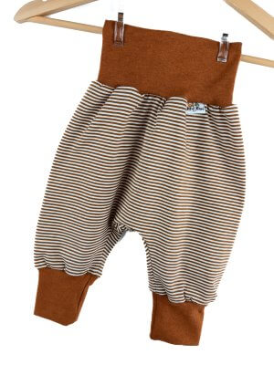 Pumphose Streifen karamell