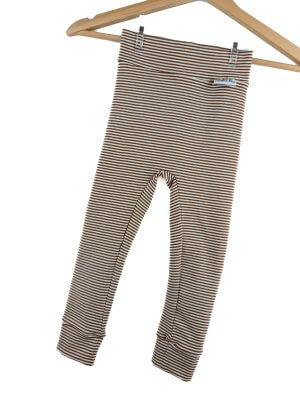 Leggings Streifen karamell
