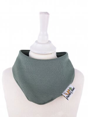 Halstuch Feinripp altmint