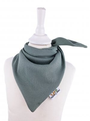Halstuch zum Binden Feinripp altmint