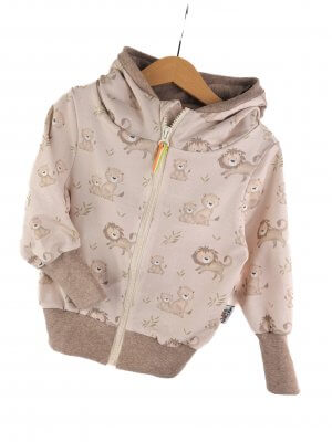 Sweatjacke Löwenfamilie
