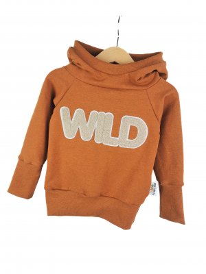 Hoodie Wild-Patch rost 86/92