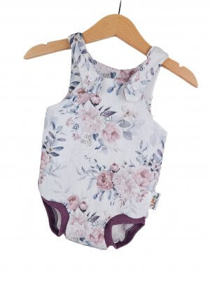 Sommerstrampler Musselin Blumentraum
