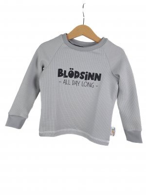 Langarmshirt Blödsinn all Day long-Patch