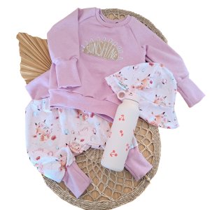 Sunshine-Patch rosa Outfit