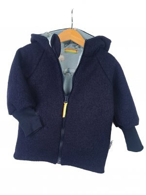 Walkjacke blau mit Autoliebe