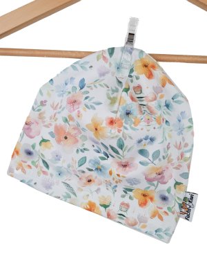 Beanie Sommerblumen 44-46