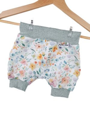Kurze Hose Sommerblumen 74/80