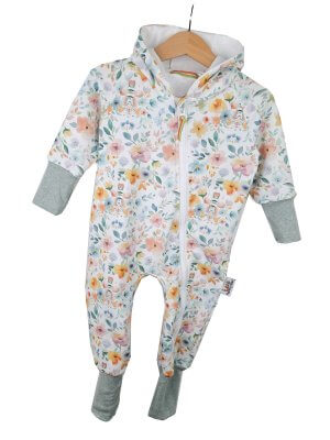 Sweatoverall Sommerblumen 62/68