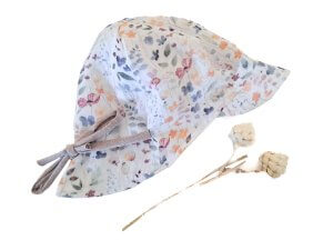 Sommerhut Musselin Sommerblumen