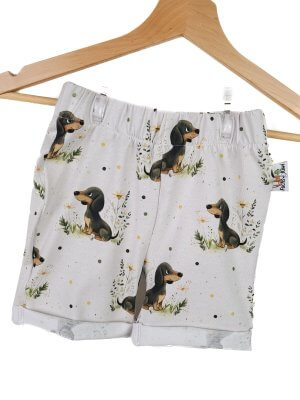 Kurze Shorts Dackel 86/92