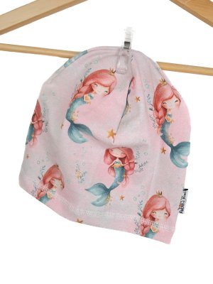 Beanie Meerjungfrauen rosa 46-48