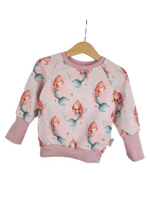 Pullover Meerjungfrauen rosa 86/92