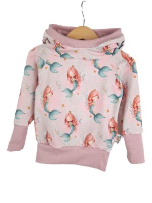 Hoodie Meerjungfrauen rosa 86/92