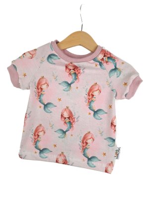 T-Shirt Meerjungfrauen rosa 74/80