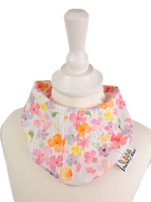 Halstuch Musselin Blümchen bunt