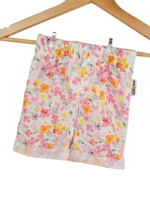 Kurze Shorts Musselin Blümchen bunt 86/92