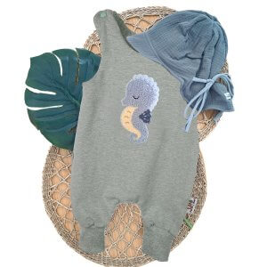 Seepferdchen-Patch mint Outfit