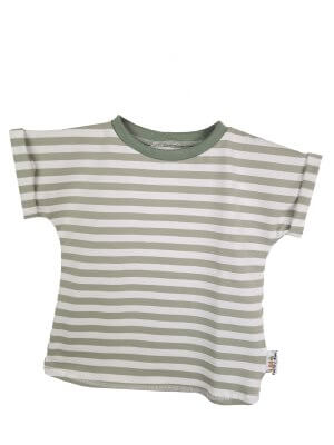 Shirty Streifen altmint groß 86/92